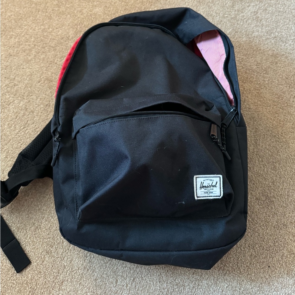 Black Herschel Backpack